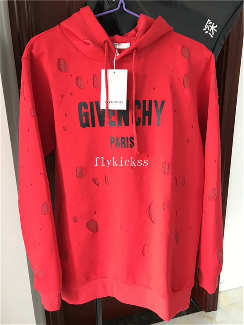 Givenchy Red Hoodie